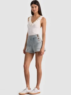 Alice and Olivia TANKS*MARNIE RUFFLE TANK