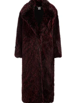 Alice and Olivia COATS*MARVIN FAUX FUR MAXI COAT