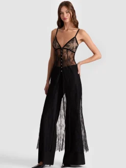 Alice and Olivia BLOUSES*MELODIE LACE MAXI TOP
