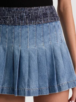 Alice and Olivia MINI*MERA DENIM MINI SKIRT