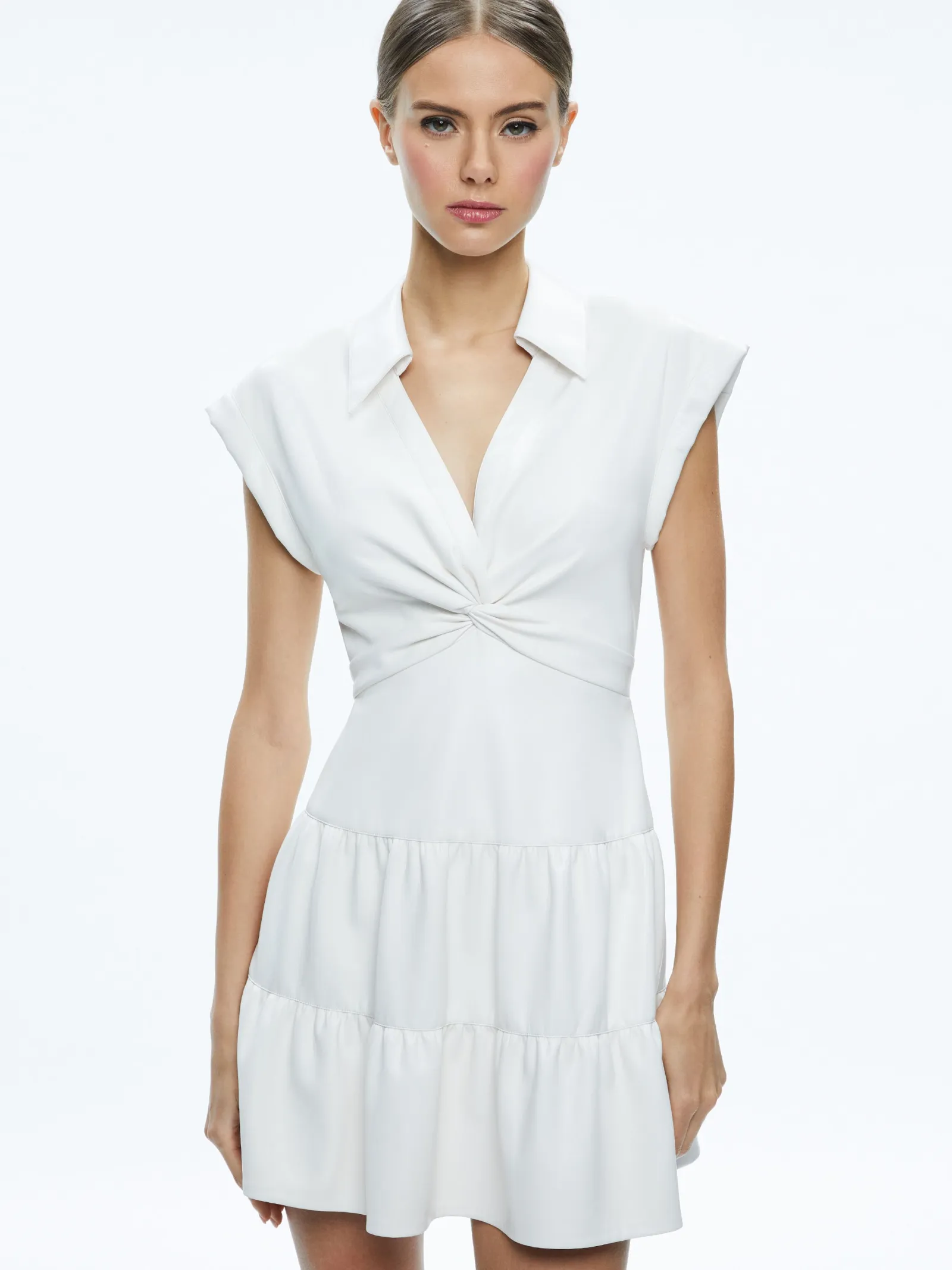 Alice and Olivia MINI*MILA VEGAN MINI DRESS