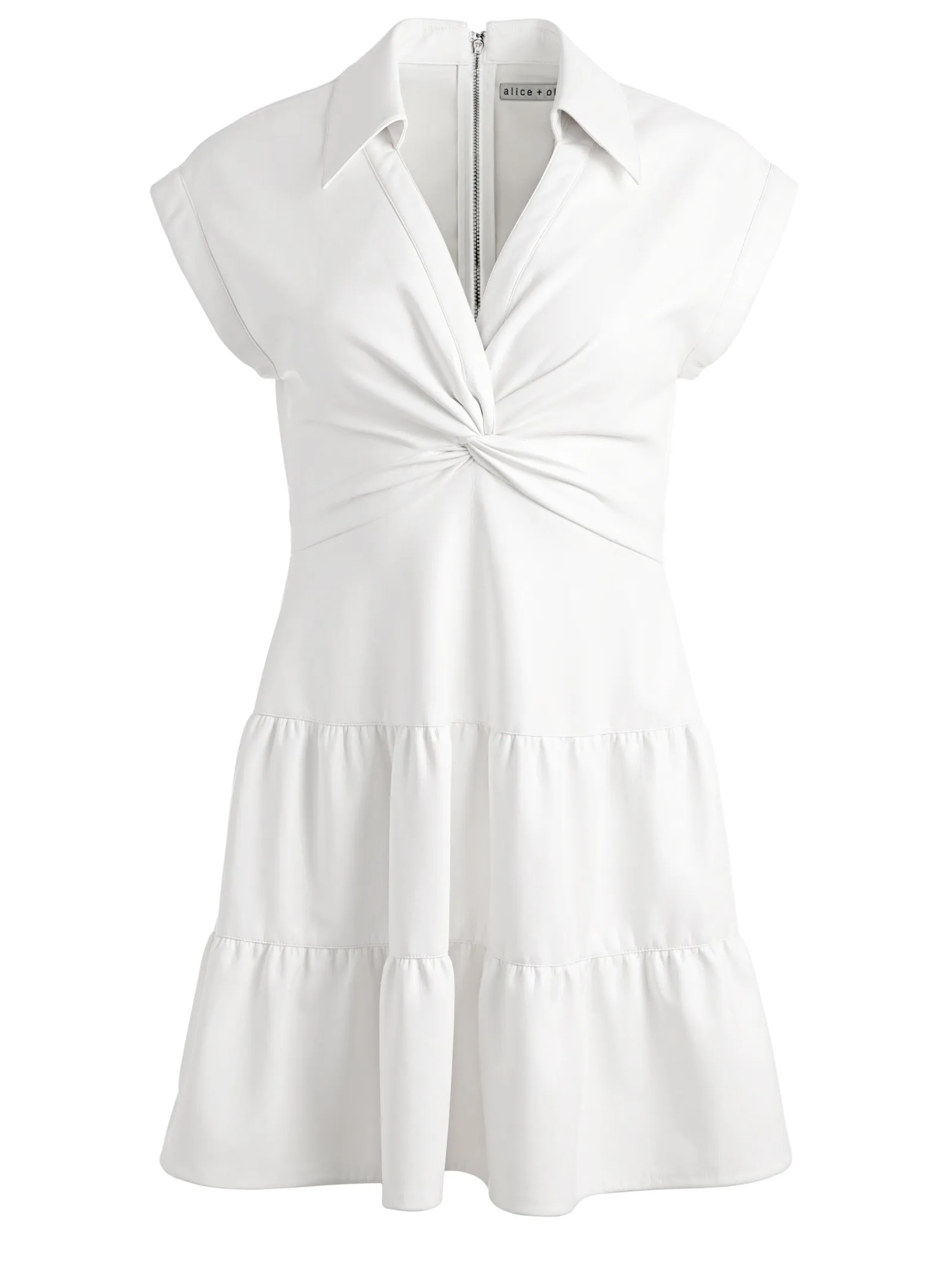 Alice and Olivia MINI*MILA VEGAN MINI DRESS