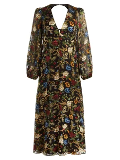 Alice and Olivia MIDI*MONA MIDI DRESS