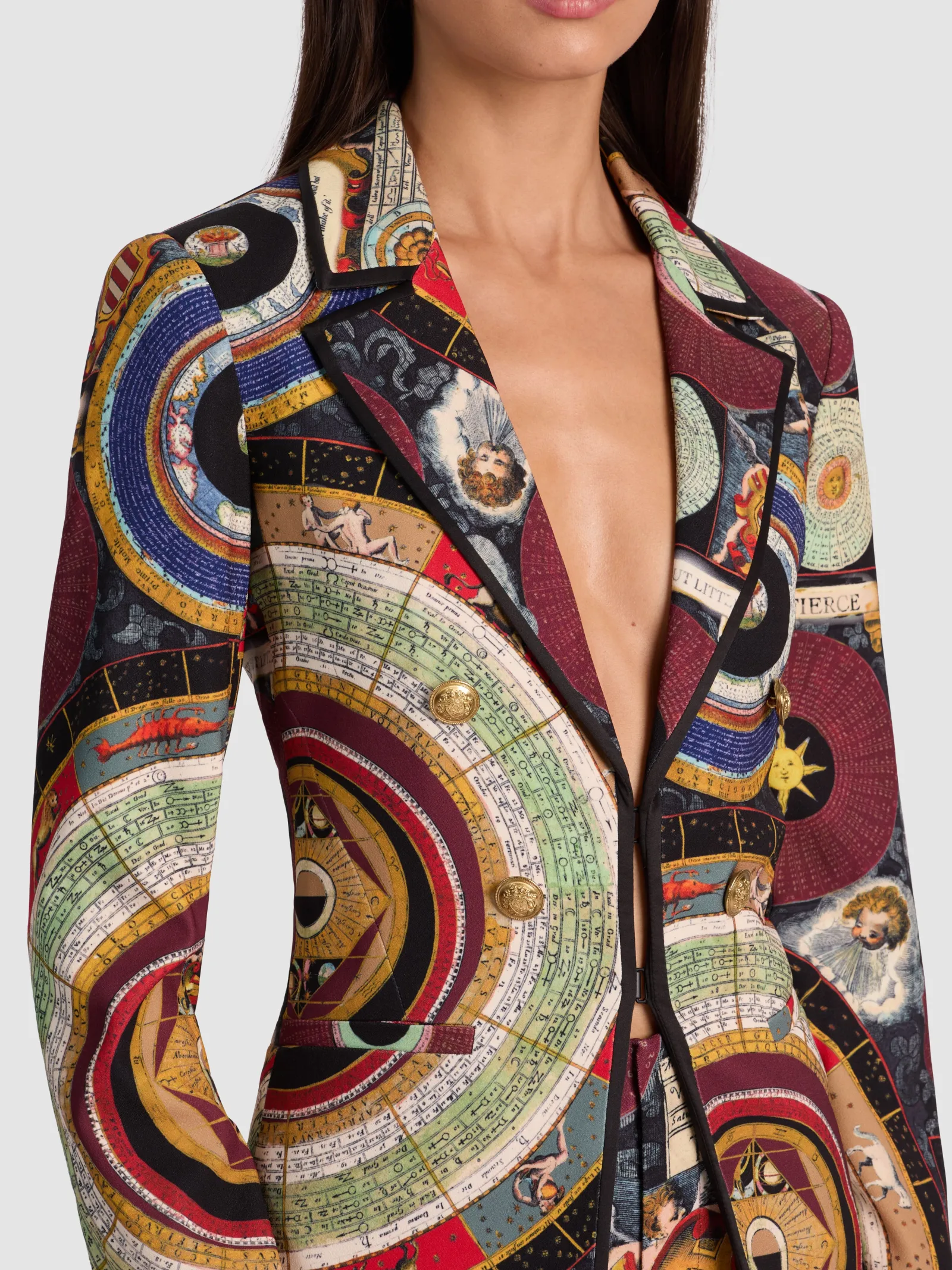Alice and Olivia BLAZERS*MYA PRINTED BLAZER