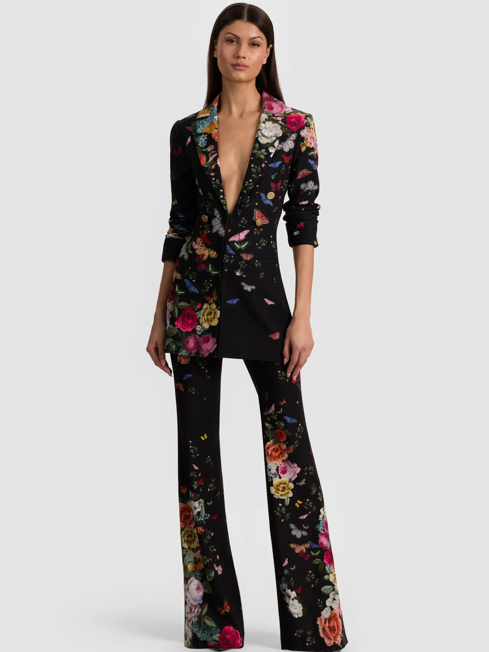 Alice and Olivia BLAZERS*MYA PRINTED BLAZER