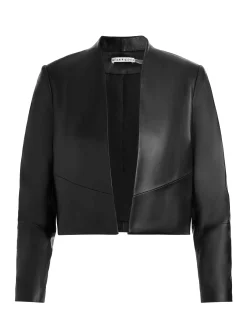 Alice and Olivia LEATHER + SUEDE*NEW HARVEY LEATHER JACKET