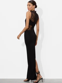 Alice and Olivia MAXI*NICHOL LACE MAXI DRESS