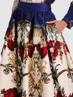Alice and Olivia MIDI*NILDA VOLUMINOUS SKIRT