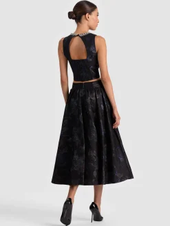 Alice and Olivia MIDI*NILDA VOLUMONOUS SKIRT