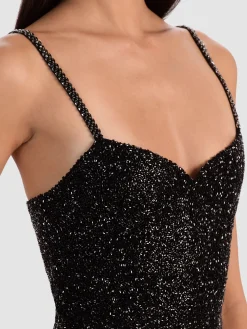 Alice and Olivia TANKS*NINA EMBELLISHED BUSTIER TOP