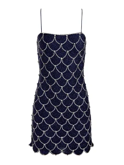 Alice and Olivia MINI*NINA EMBELLISHED MINI DRESS