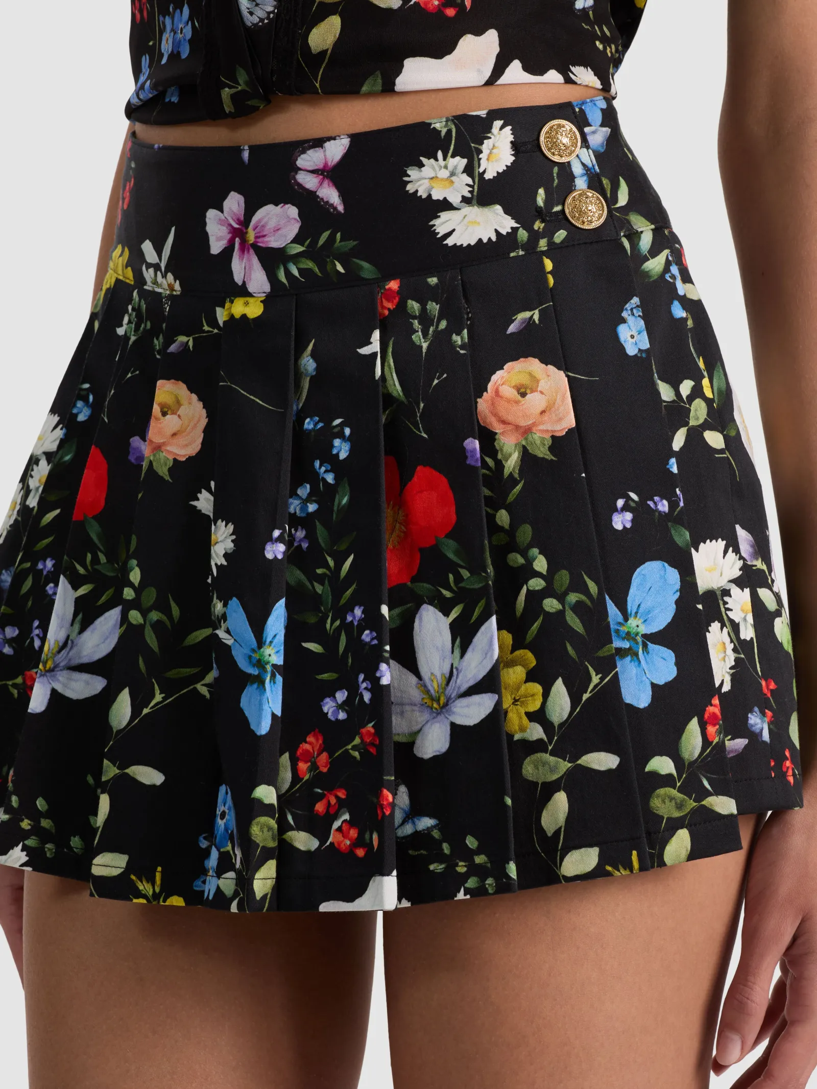 Alice and Olivia MINI*NOAH PLEATED MINI SKORT