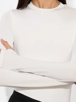 Alice and Olivia BODYSUITS*OLEA LONG SLEEVE BODYSUIT