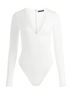 Alice and Olivia BODYSUITS*OLEA LONG SLEEVE BODYSUIT