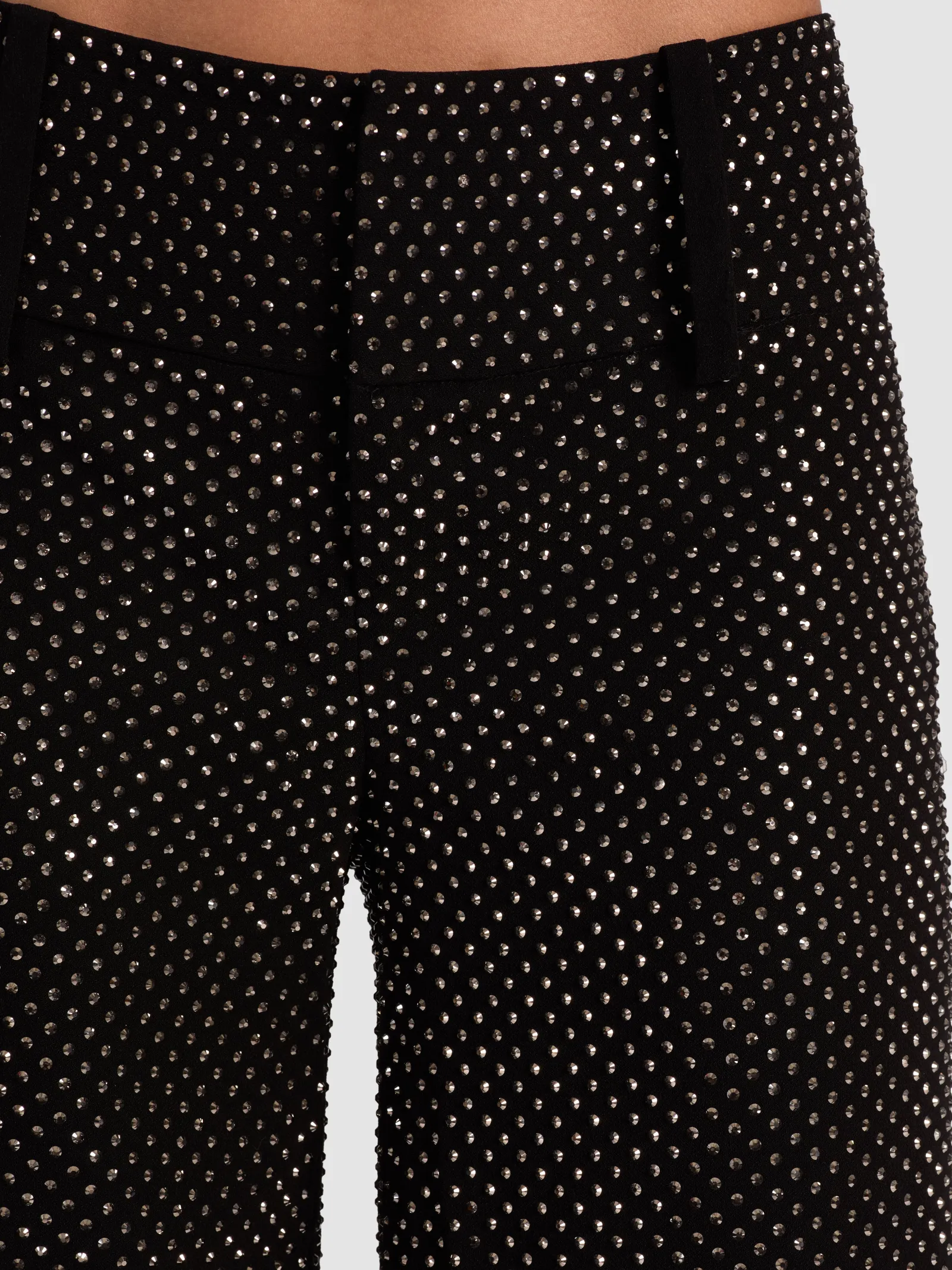 Alice and Olivia WIDE LEG*OLIVIA EMBELLISHED WIDE LEG PANT