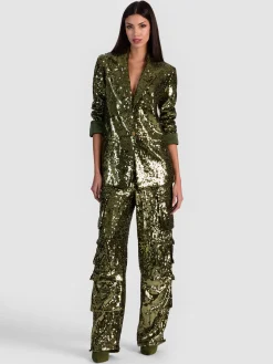 Alice and Olivia BLAZERS*QUINCY SEQUIN BLAZER