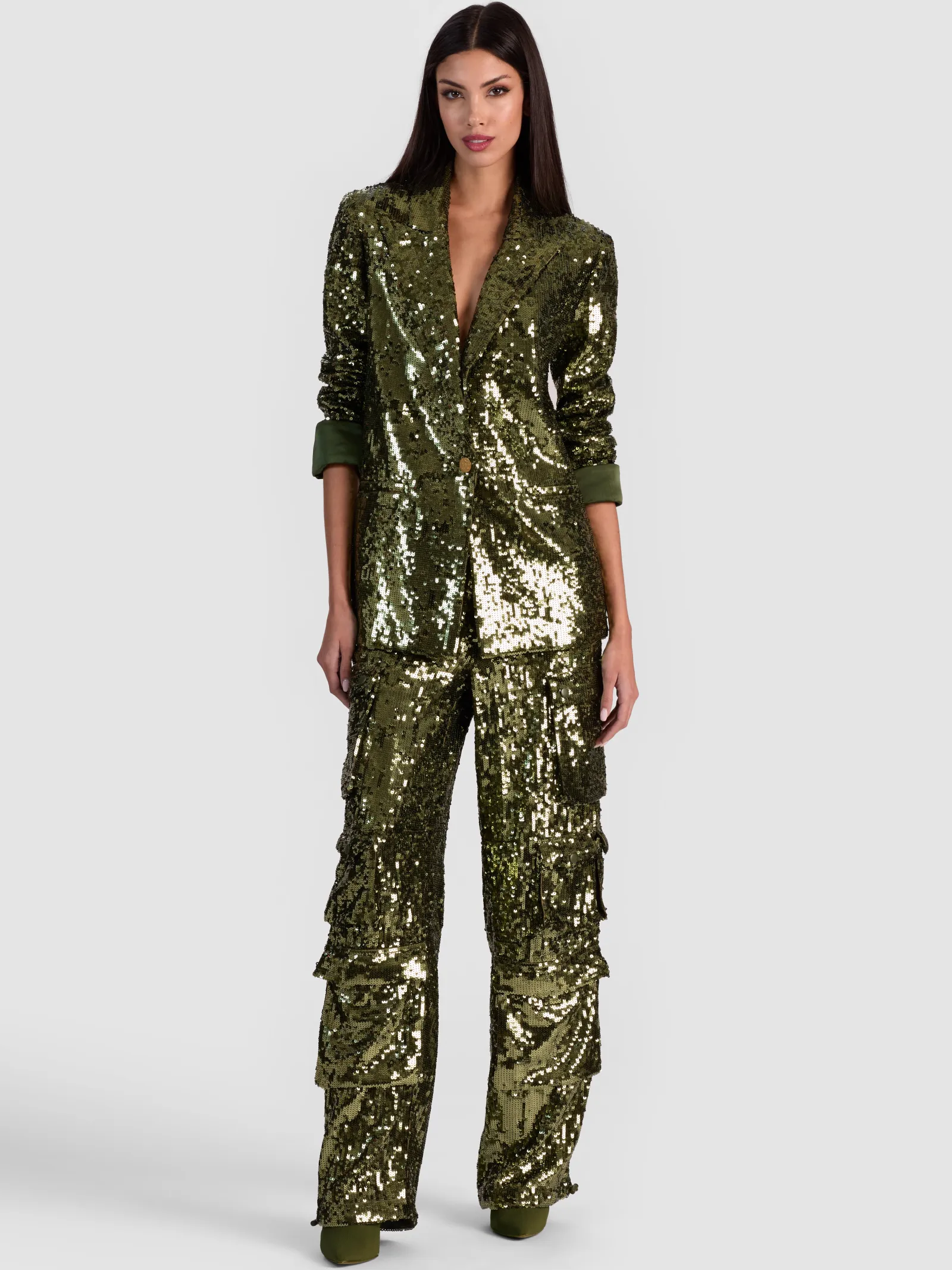 Alice and Olivia BLAZERS*QUINCY SEQUIN BLAZER