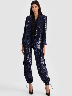 Alice and Olivia BLAZERS*QUINCY SEQUIN BLAZER