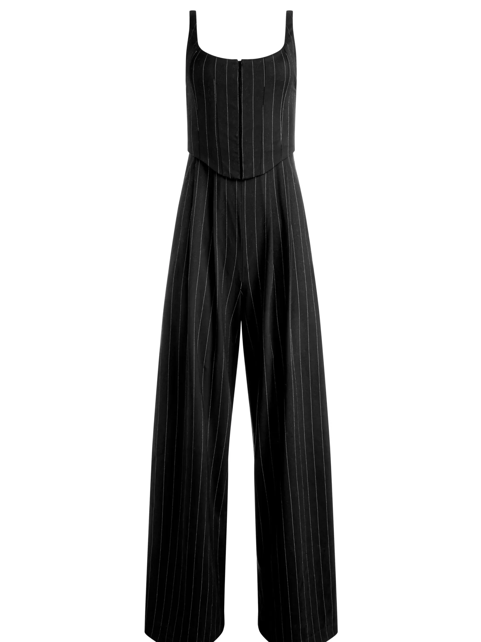 Alice and Olivia JUMPSUITS + ROMPERS*REBECCA TAILORED VEST JUMPSUIT