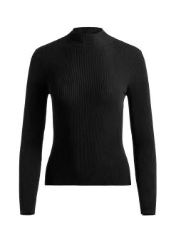 Alice and Olivia CROP TOPS*ROBERTA RIBBED TURTLENECK