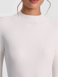 Alice and Olivia CROP TOPS*ROBERTA RIBBED TURTLENECK