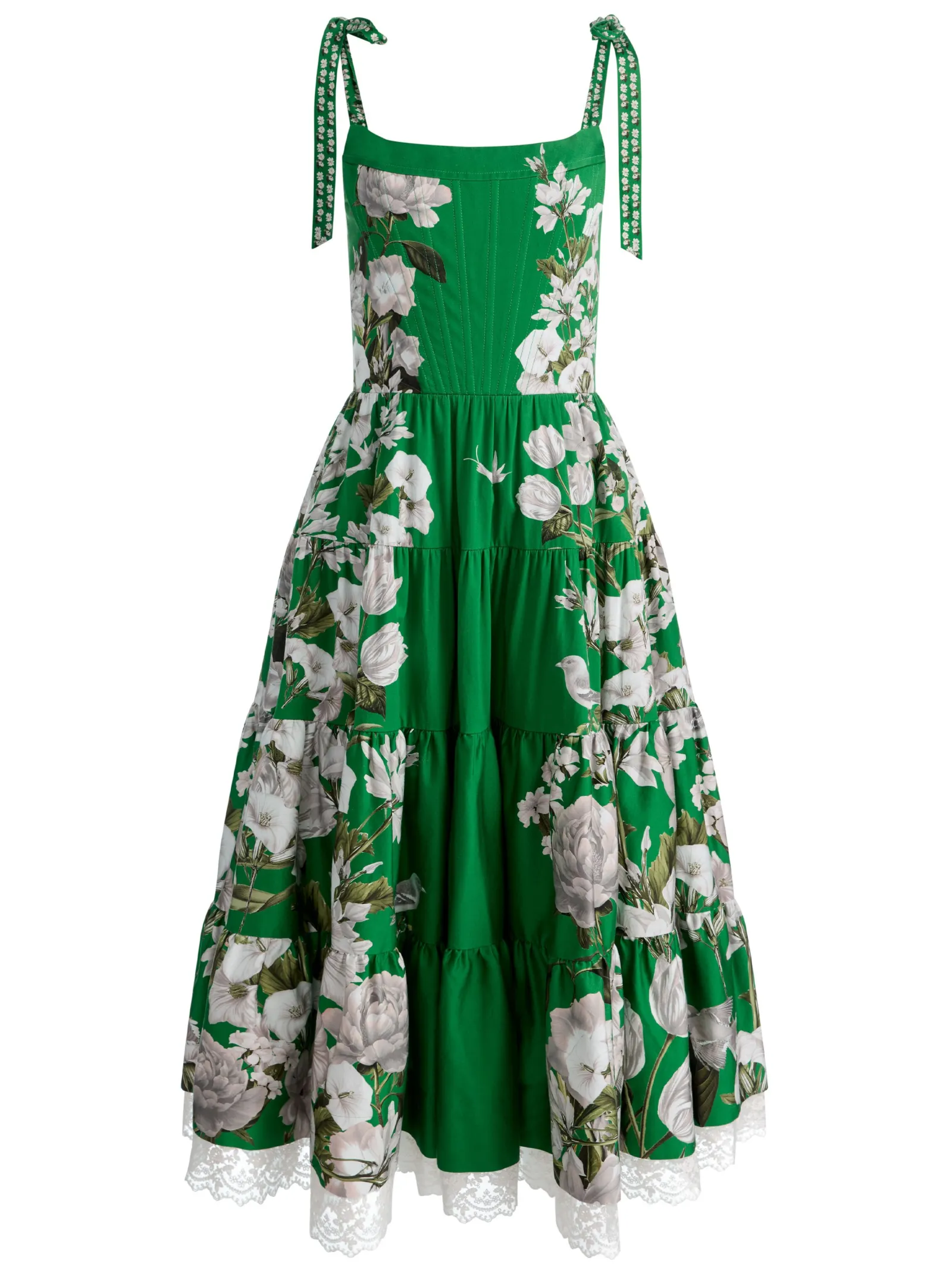 Alice and Olivia MIDI*ROSALEE BUSTIER MIDI DRESS