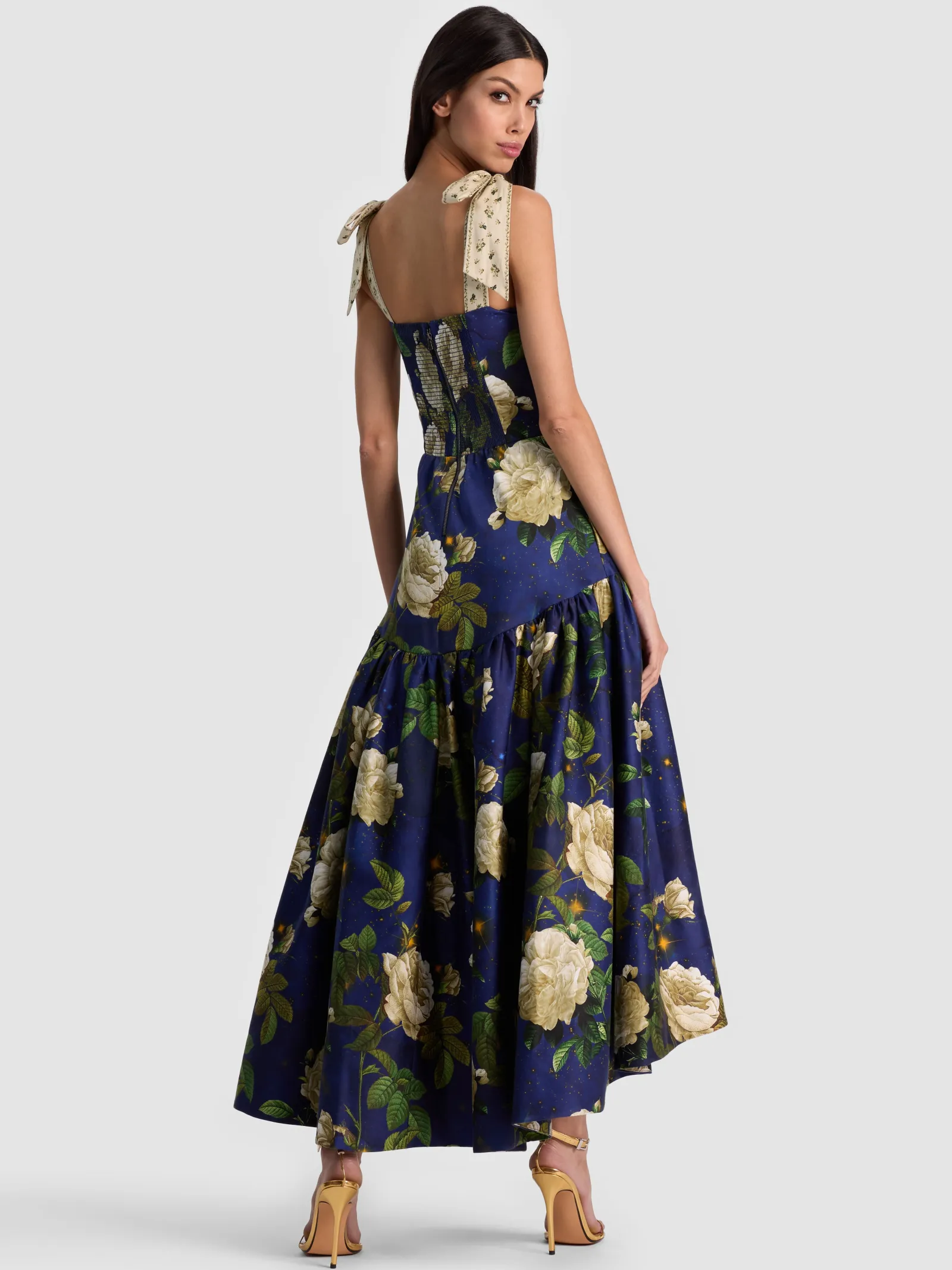 Alice and Olivia MIDI*ROSALEE MIDI DRESS