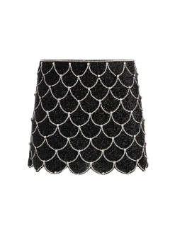 Alice and Olivia MINI*RUBI EMBELLISHED MINI SKIRT