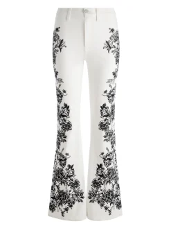 Alice and Olivia JEANS*SB EMBROIDERED JEAN