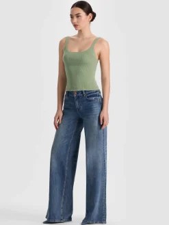 Alice and Olivia TANKS*SHANA RIBBED TANK
