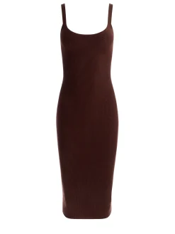 Alice and Olivia FRIENDS + FAMILY*SHANA RIBBED TANK DRESS