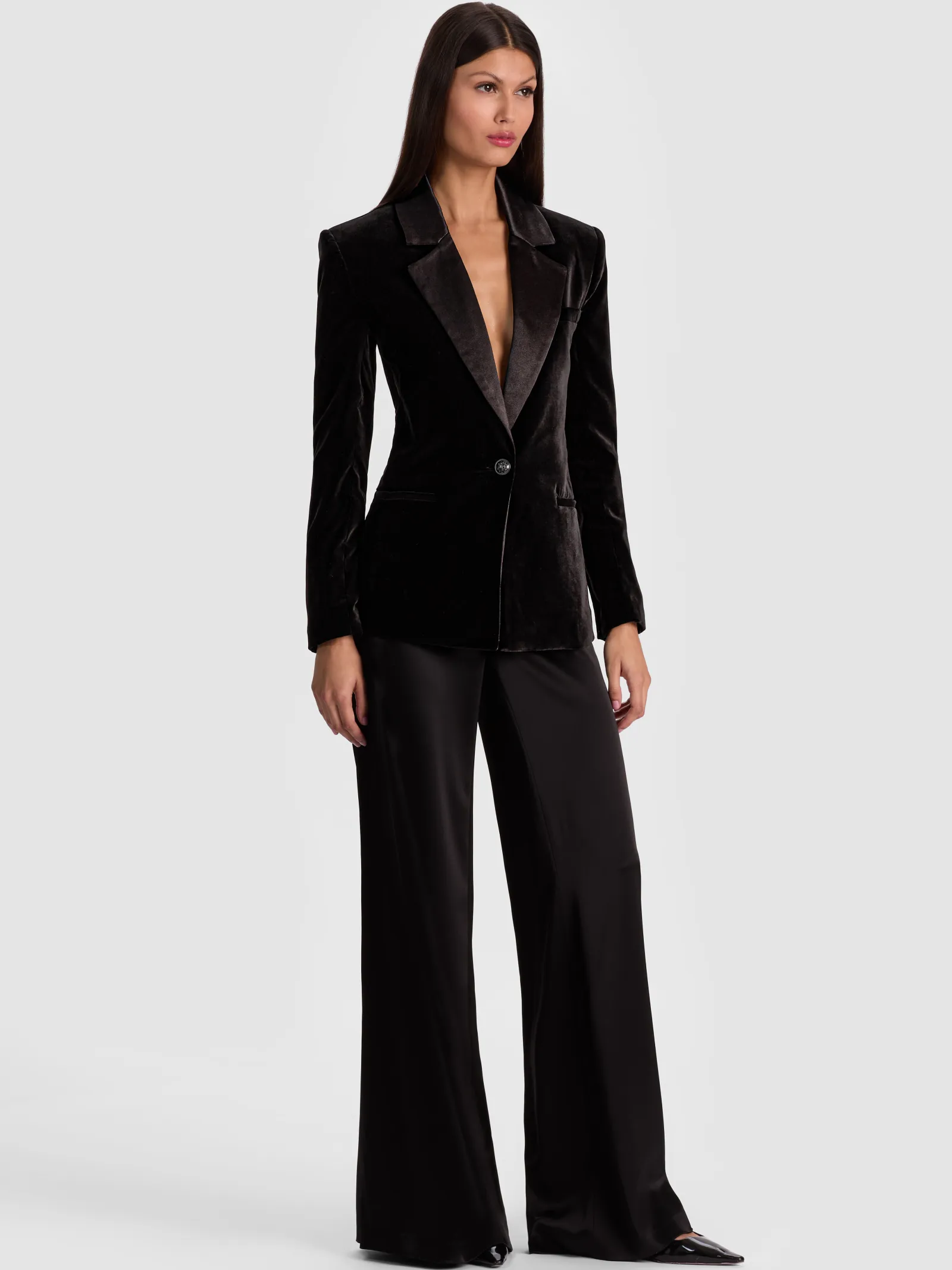Alice and Olivia BLAZERS*SILAS VELVET BLAZER