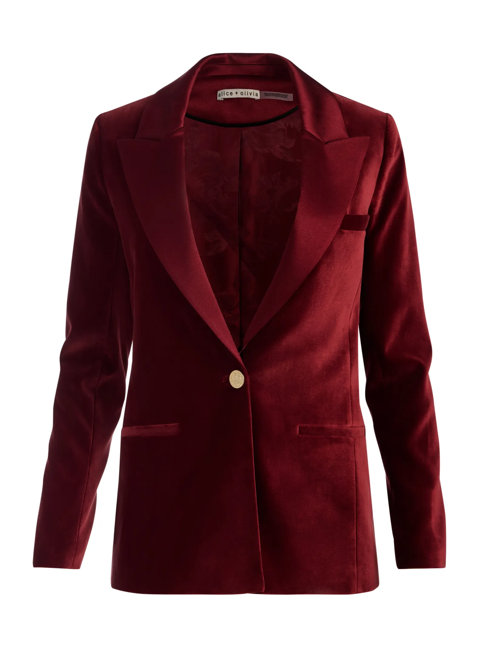 Alice and Olivia BLAZERS*SILAS VELVET BLAZER