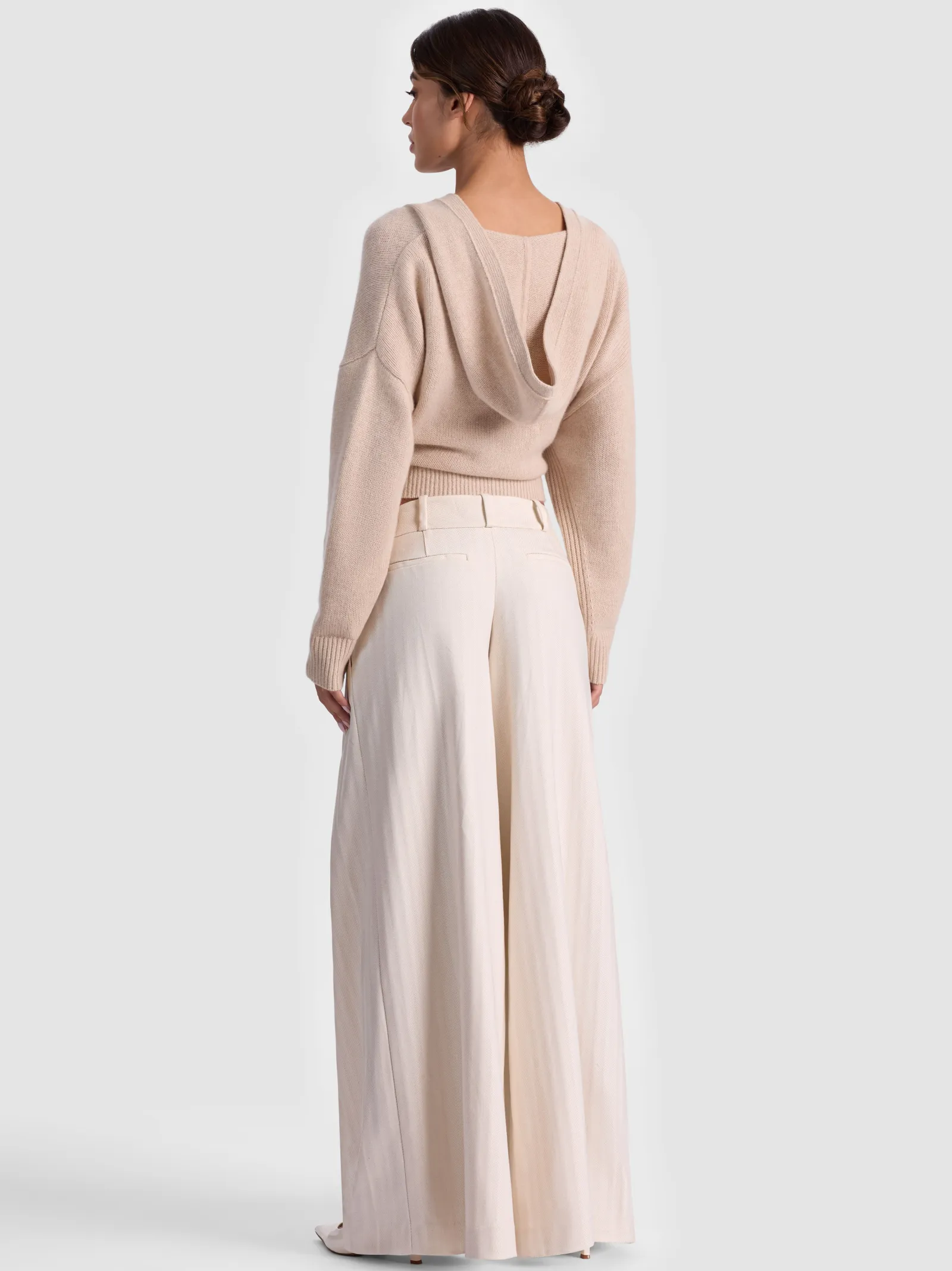 Alice and Olivia WIDE LEG*SIMON PLEATED TROUSER
