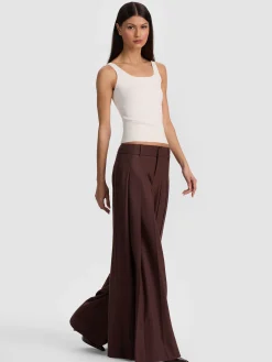 Alice and Olivia WIDE LEG*SIMON PLEATED TROUSER