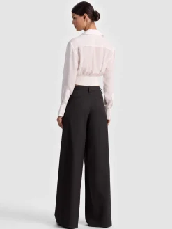 Alice and Olivia WIDE LEG*STU BAGGY PANT