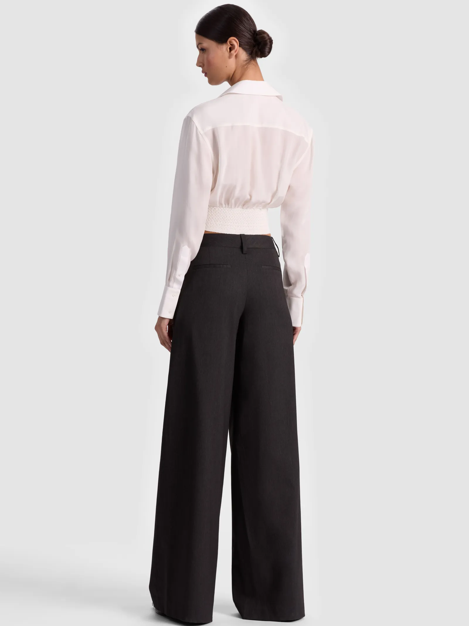 Alice and Olivia WIDE LEG*STU BAGGY PANT