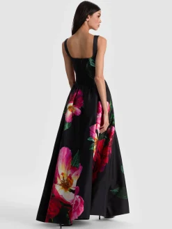 Alice and Olivia MAXI*TARRIE MAXI DRESS