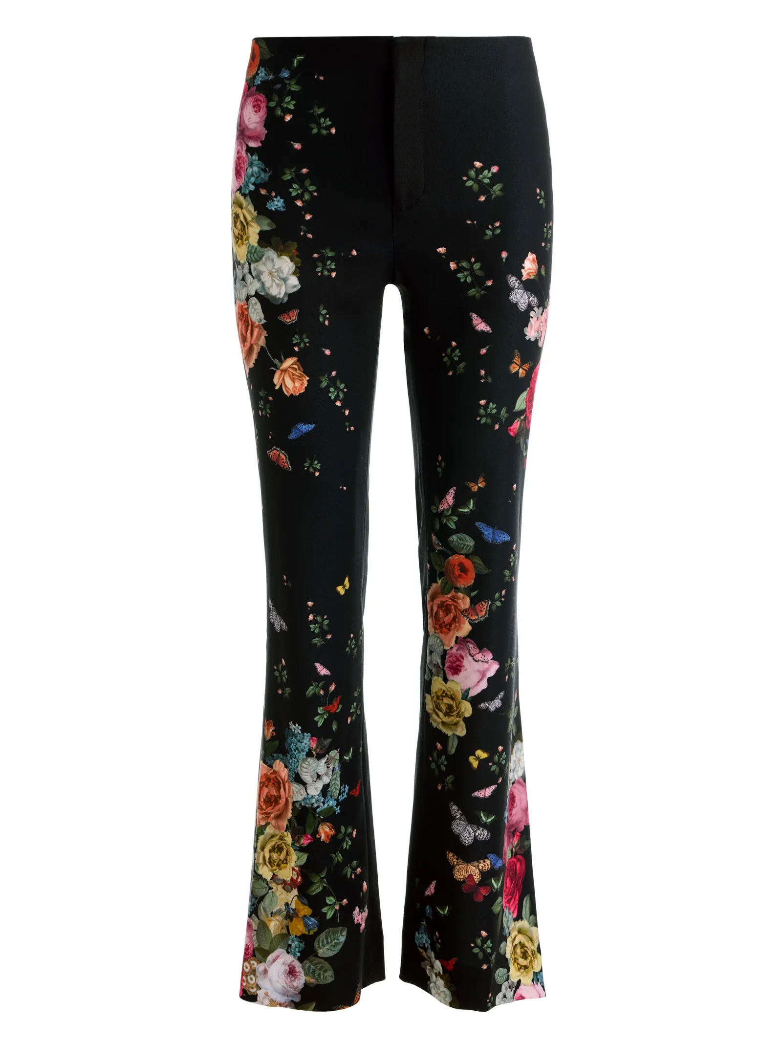 Alice and Olivia ANDREW PANT|JADE MESH BUTTON DOWN*TEENY BOOTCUT PANT