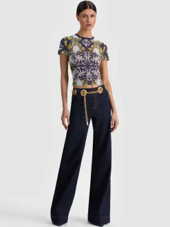 Alice and Olivia CROP TOPS*TESS TEE