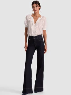 Alice and Olivia BLOUSES*THALIA BUTTON DOWN BLOUSE