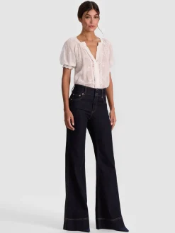 Alice and Olivia BLOUSES*THALIA BUTTON DOWN BLOUSE