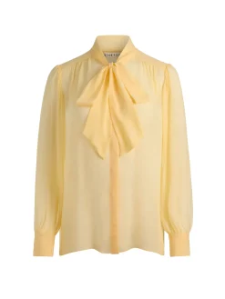 Alice and Olivia BLOUSES*THAYER TIE NECK BLOUSE