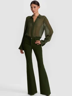 Alice and Olivia BLOUSES*TURNER BUTTON DOWN
