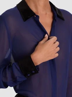 Alice and Olivia BLOUSES*WILLA COMBO BLOUSE