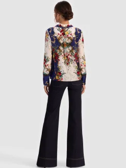 Alice and Olivia BLOUSES*WILLA SILK BLOUSE