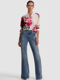 Alice and Olivia BLOUSES*WILLA SILK BLOUSE