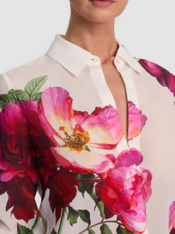 Alice and Olivia BLOUSES*WILLA SILK BLOUSE