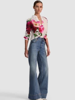 Alice and Olivia BLOUSES*WILLA SILK BLOUSE