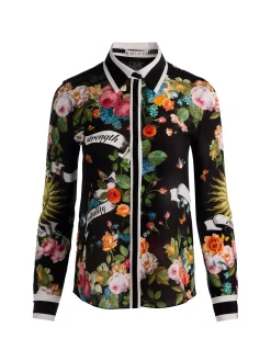 Alice and Olivia BLOUSES*WILLA SILK BLOUSE